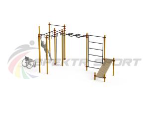 Купить Спортивный комплекс для инвалидов-колясочников WRK-D17_76mm в Горно-Алтайске 