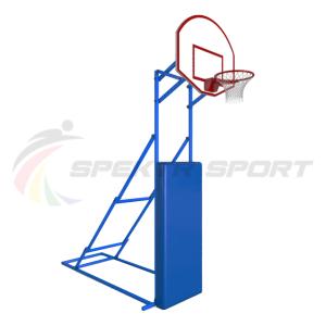 Купить Стойка стритбольная складная с фанерным щитом, кольцом, сеткой и защитой Street в Горно-Алтайске 