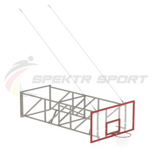 Купить Ферма 2,8 м. для баскетбольного щита 1800х1050 из оргстекла в Горно-Алтайске 