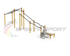 Купить Спортивный комплекс для инвалидов-колясочников WRK-D22_76mm в Горно-Алтайске 