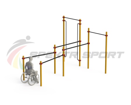 Купить Спортивный комплекс для инвалидов-колясочников WRK-D19_76mm в Горно-Алтайске 