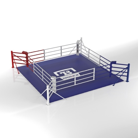 Купить Ринг боксерский напольный Totalbox на упорах 6х6м в Горно-Алтайске 