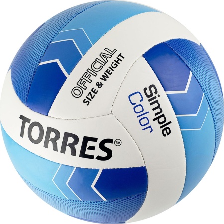 Купить Мяч волейбольный Torres Simple Color любительский р.5 в Горно-Алтайске 